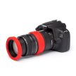 easyCover lens rim - 52mm objektív védő gyűrű szett (piros)